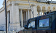 Cracks and ledges fallen in St Paul's Basilica in Rome following the earthquake. The basil...