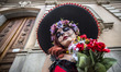 People take part in the annual  Zombie Walk on November 2, 2016, in São Paulo. People dres...