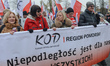 The Committee for the Defense of Democracy (KOD) joined by political opposition leaders an...