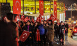 People visit the scene of Saturday's blasts on December 11, 2016 in Istanbul, Turkey. Acco...