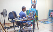 A studio of a local artist-painter, based in Havana's center.Since the 24th May, the Cuba...