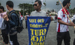 Protestors are protesting about violence by students in Yogyakarta, Indonesia, on December...
