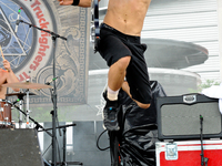 Dango with Truckfighters performs during River City Rockfest at the AT&T Center on May 24, 2014 in San Antonio, Texas. (