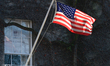 A view of an American flag outside the Boston College in Dublin.On Friday, 13 January 201...