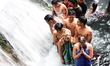 Not only Balinese, foreign guests also want to get favor from the holy water in Genah Melu...