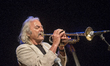 Enrico Rava during the concert in Piossasco for the Note d'Autore Jazz Festival, in Turin,...