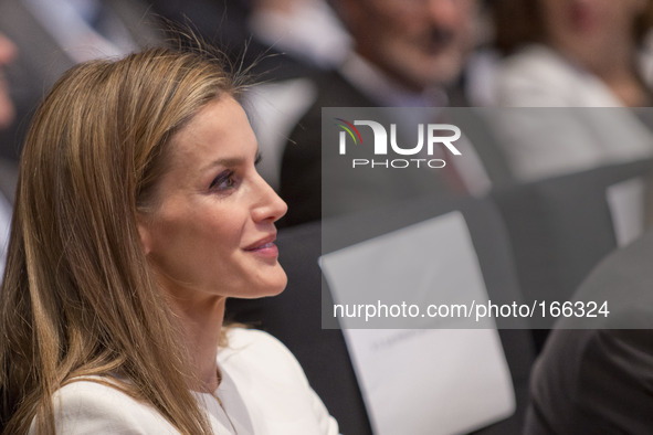 Queen Letizia of Spain attends the Red Cross 150 Anniversary at the Palacio Municipal de Congresos on July 4, 2014 in Madrid, Spain. 