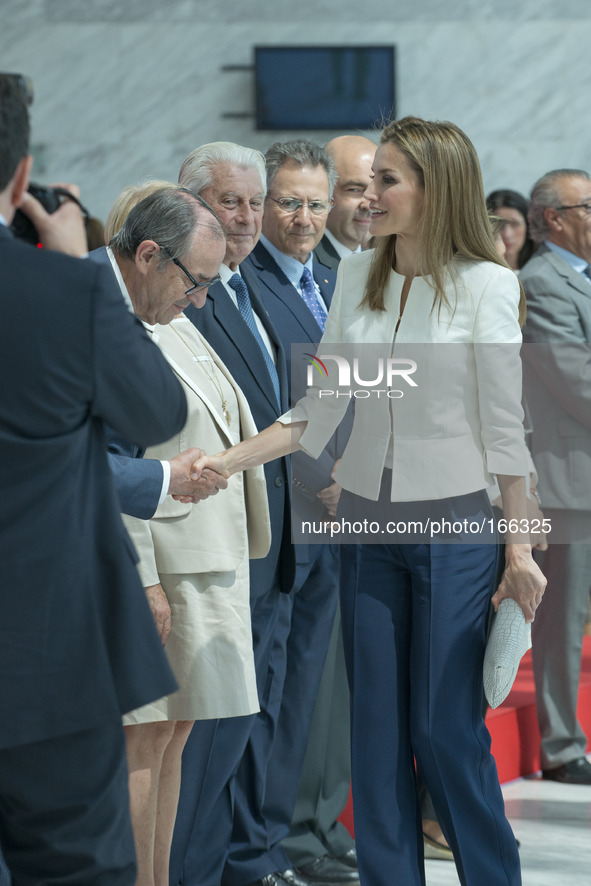 Queen Letizia of Spain attends the Red Cross 150 Anniversary at the Palacio Municipal de Congresos on July 4, 2014 in Madrid, Spain. 