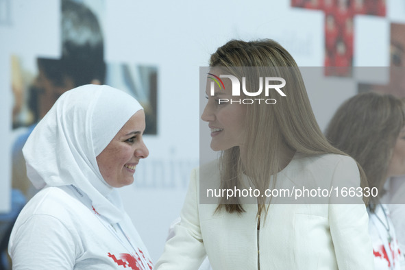 Queen Letizia of Spain attends the Red Cross 150 Anniversary at the Palacio Municipal de Congresos on July 4, 2014 in Madrid, Spain. 