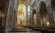 St. Vitus Cathedral interior is seen on 2 May 2012 in Prague (Praha) Czech Republic capita...
