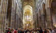 St. Vitus Cathedral interior is seen on 2 May 2012 in Prague (Praha) Czech Republic capita...
