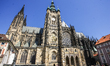 St. Vitus Cathedral is seen on 2 May 2012 in Prague (Praha) Czech Republic capital. 