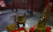 People cleaning Jin De Yuan temple in preparation for Lunar New Year celebrations on Janua...