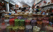 Candy store at Chinatown in Jakarta, Indonesia on January 23, 2017.  Indonesian Ethnic Chi...