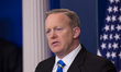 White House Press Secretary Sean Spicer answers questions during the daily press briefing...