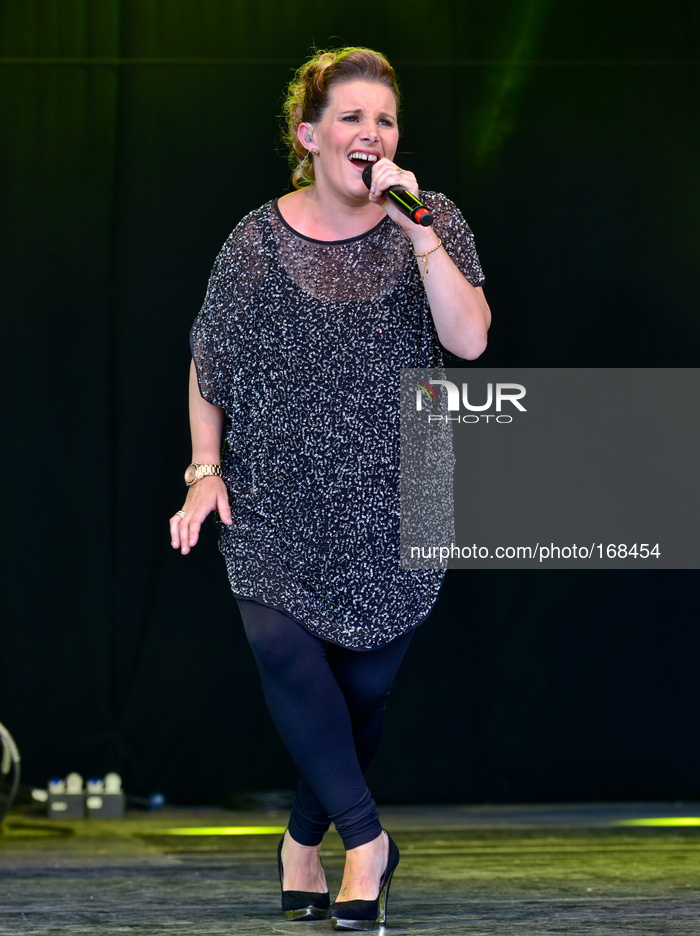 Sam Bailey at Sunday  Cornbury Festival 2014, The Great Tew Park, Oxfordshire