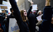 Scenes from the crowd of a January 29th, 2017 Immigration Ban Protest at Philadelphia Inte...