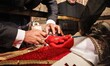 (EDITOR'S NOTE: File photo) A moment of dressing of Pope Celestine V, also known as Pope o...