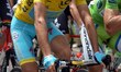 20140708 - LILLE, FRANCE: Italian Vincenzo Nibali of Astana Pro Team pictured in action du...