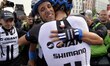 20140708 - LILLE, FRANCE: German Marcel Kittel of Team Giant-Shimano celebrates with teamm...