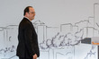 French President Francois Hollande speaks during a joint press conference with Spanish Pri...