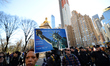 Thousands gather around the nation on Presidents Day, February 20th, 2017, to protest the...