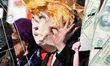 Thousands gather around the nation on Presidents Day, February 20th, 2017, to protest the...
