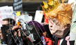 Thousands gather around the nation on Presidents Day, February 20th, 2017, to protest the...