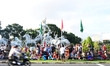 Indonesian show their enthusiasm welcoming King Salman bin Abdul Aziz al-Saud, of Saudi Ar...