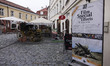 Various travel images of Prague, the capital city of Czech Republic during the winter on a...