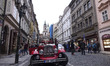 Various travel images of Prague, the capital city of Czech Republic during the winter on a...