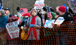 Supporters of the current U.S. President attend a pro-Trump rally in Bensalem, PA, on Marc...