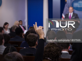  On Thursday, March 9, White House Press Secretary Sean Spicer, gives the briefing in the James S. Brady Press Briefing Room of the White Ho... by Cheriss May/NurPhoto
