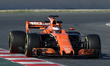 Stoffel Vandoorne - McLaren Honda MCL32 in action during the Formula One winter testing at...