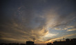 The construction progress of MRT Project in Jakarta at Lebak Bulus area-Jakarta. Mass Rapi...