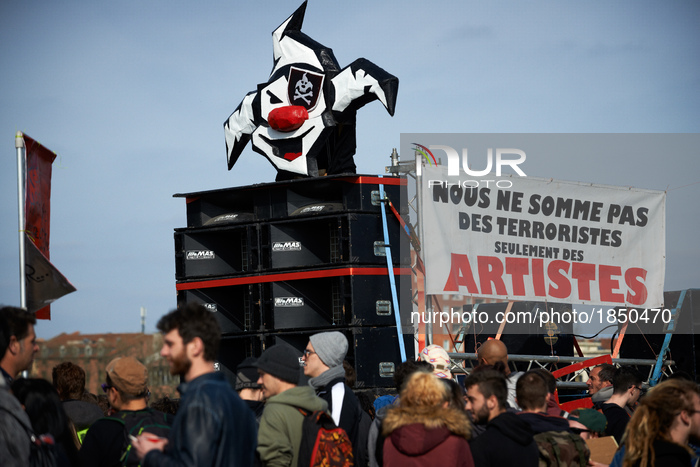 Techno parade in Toulouse