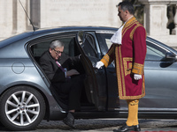 European Commission President Jean-Claude Juncker during arrivals for an EU summit at the Palazzo dei Conservatori in Rome on Saturday, Marc...