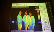 An image from thermal camera during Athens Science Festival in Athens, Greece, March 29, 2...