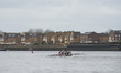Oxford and Cambridge University Boat Club launch, London on April 1st, 2017. The Boat Race...