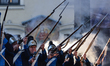 A scene from the outdoor show 'Vivat Kosciuszko!' inspired by Jan Styka's painting 'Poloni...