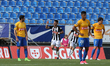 Nacionals midfielder Zizo from Egypt (C) celebrating after scoring a goal during the Premi...