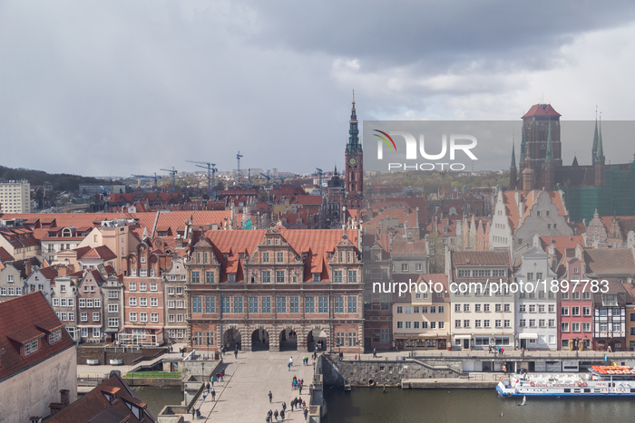 'AmberSky' ferris wheel in Gdansk, Poland