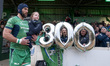 Connacht's John Muldoon takes to the field to make his 300th appearance before the Guinnes...