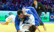 Jakub Kubieniec (POL, white), Joao Martinho (POR, blue), fight during the 2017 Warsaw Euro...