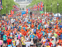 Over 40,000 people ranging from Athletes to non athletes to celebrities took part in the London Marathon which started at Blackheath and fin...