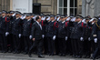 French President Francois Hollande attends the National tribute to fallen French Policeman...