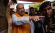 National President of Bharatiya Janata Party (BJP), Amit Shah visits   party worker's home...