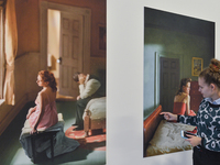 Richard Tuschman photographs from the serie 'Hopper Meditations' - a part of 'Art in Art' new exhibition that features a wide range of works...