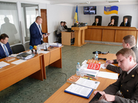 Obolon district court of Kyiv starts the preliminary hearing of ex-President Viktor Yanukovych high treason case, Kyiv, Ukraine, May 4, 2017...