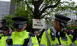 Far-Right and anti-fascist protestors clash in the London town of Croydon, on May 6, 2017....